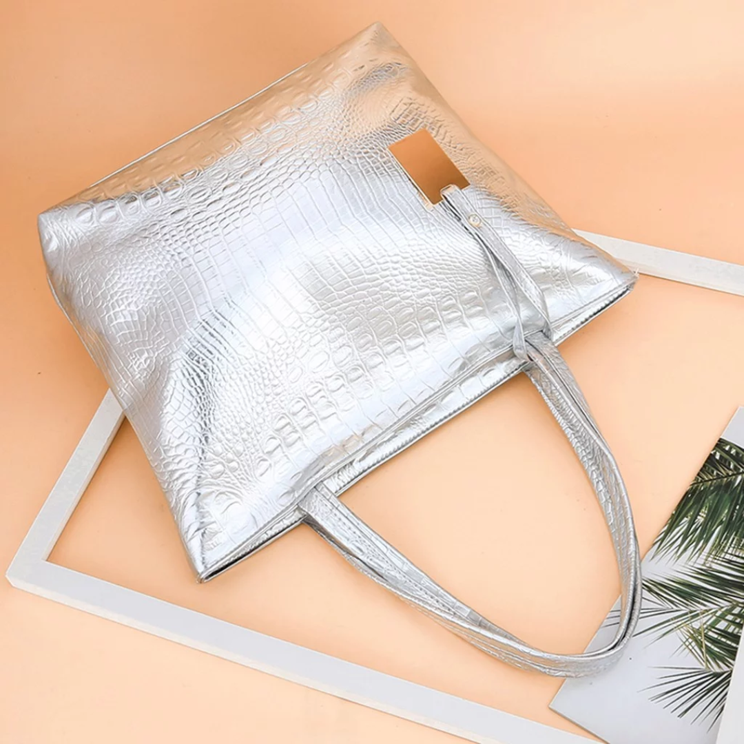 IsabellaBag – Luxury Shoulder Bag with Crocodile Print