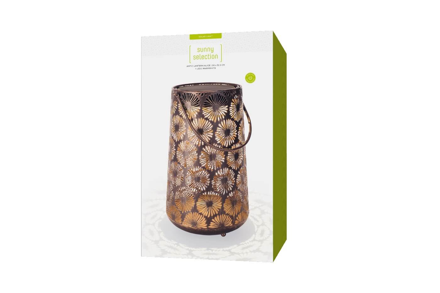 Antic Daisy - Vintage Solar Lantern for Captivating Garden Lighting