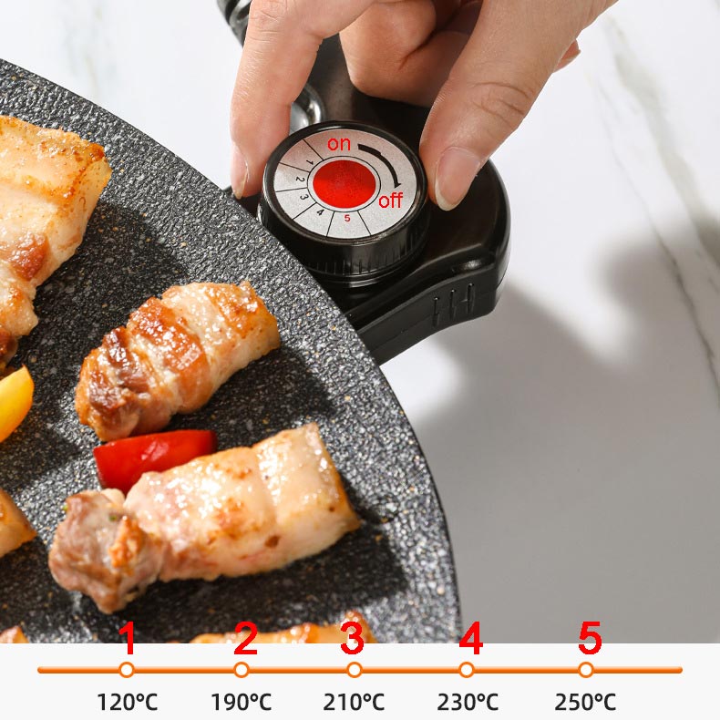 GrillCook - Smokeless Grill Plate for Healthy Cooking