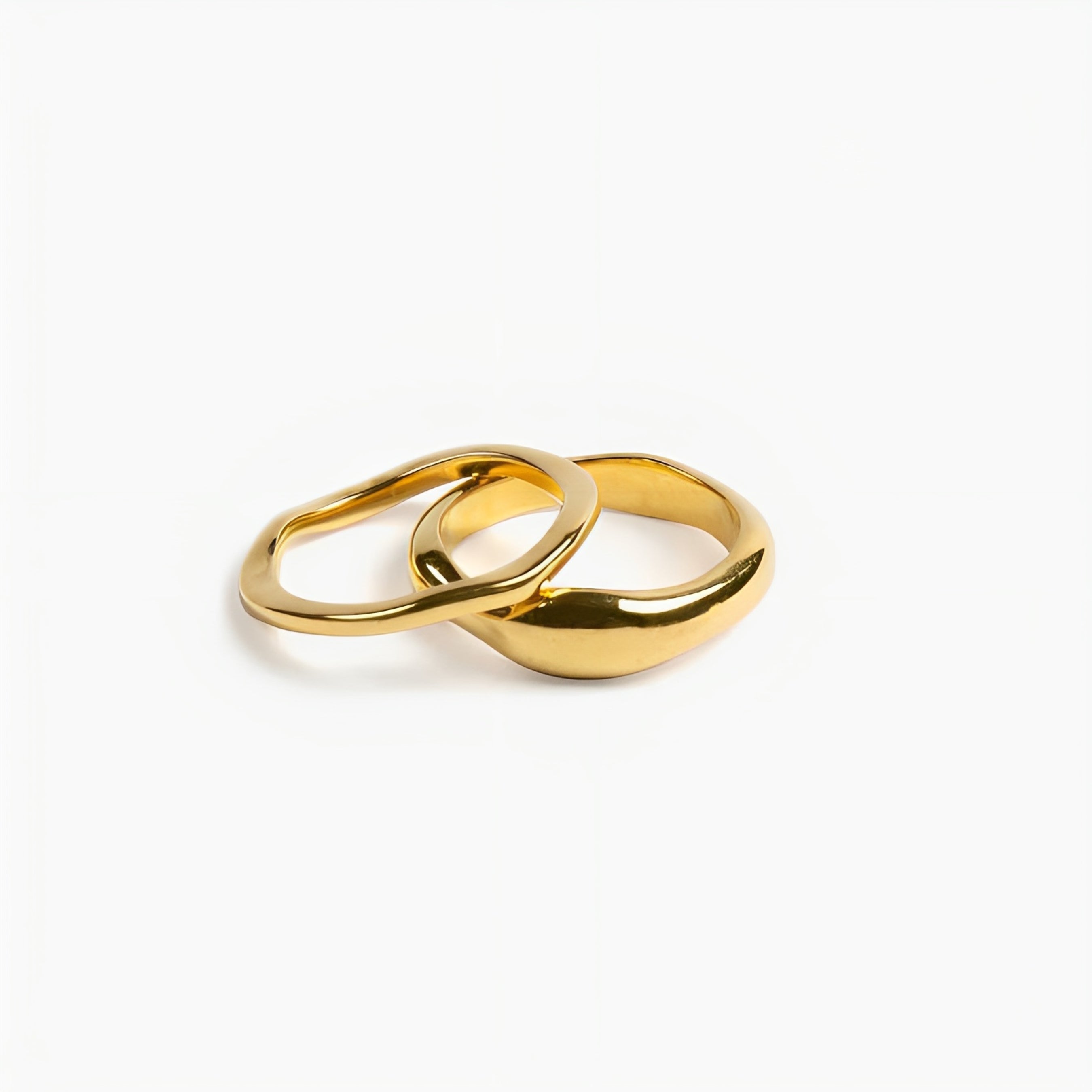 Elegant Stacking Ring Set - Luna