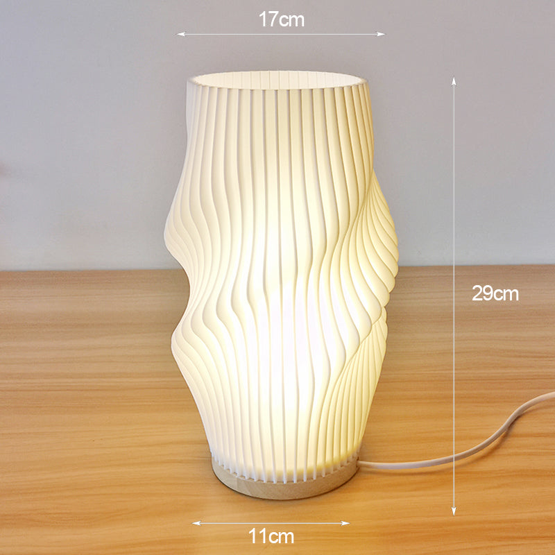 Frenchlight Table Lamp - Elegant Pleated Table Lamp in French Crème for Atmospheric Spaces