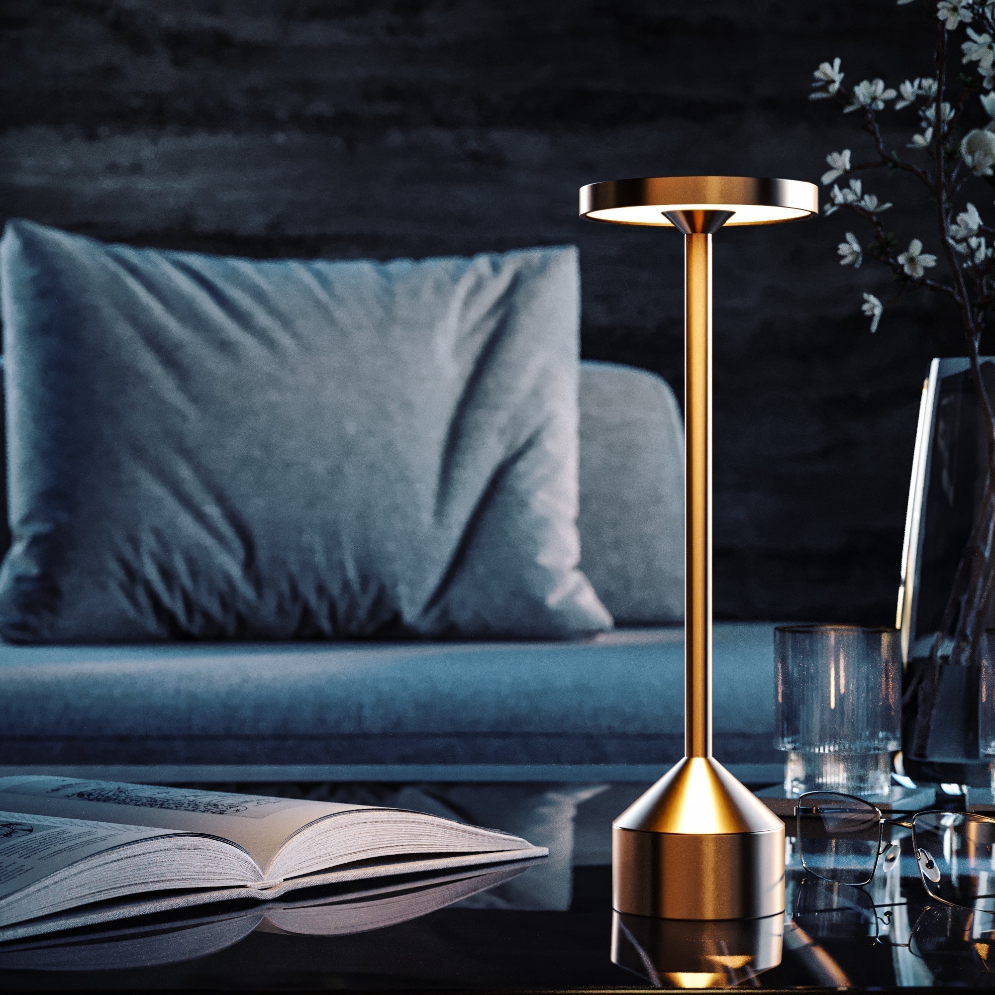 Eleganza Light: Elegant Wire Lamp with Dimming function
