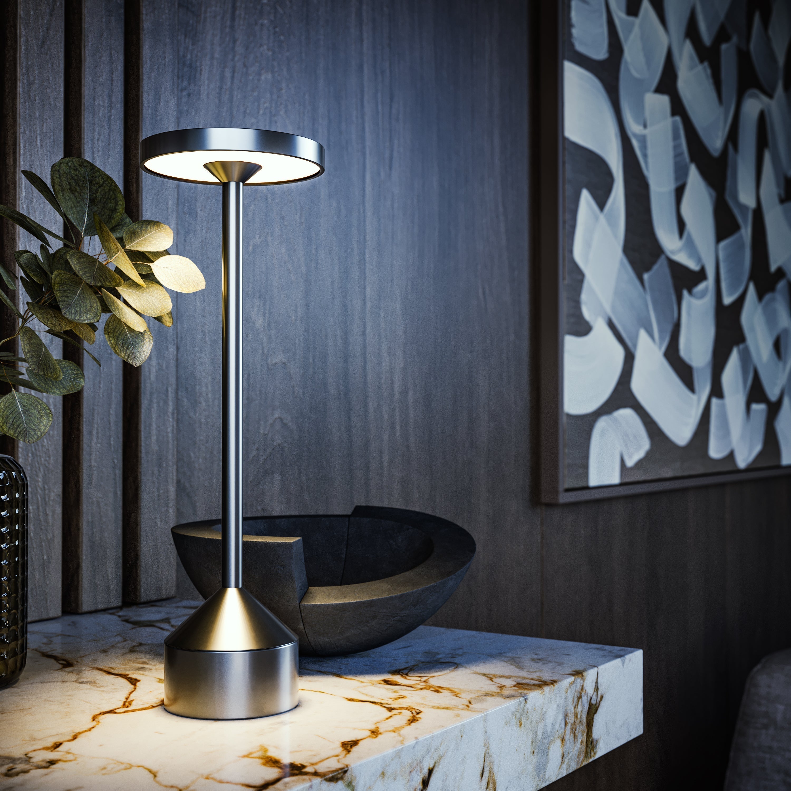 Eleganza Light: Elegant Wire Lamp with Dimming function