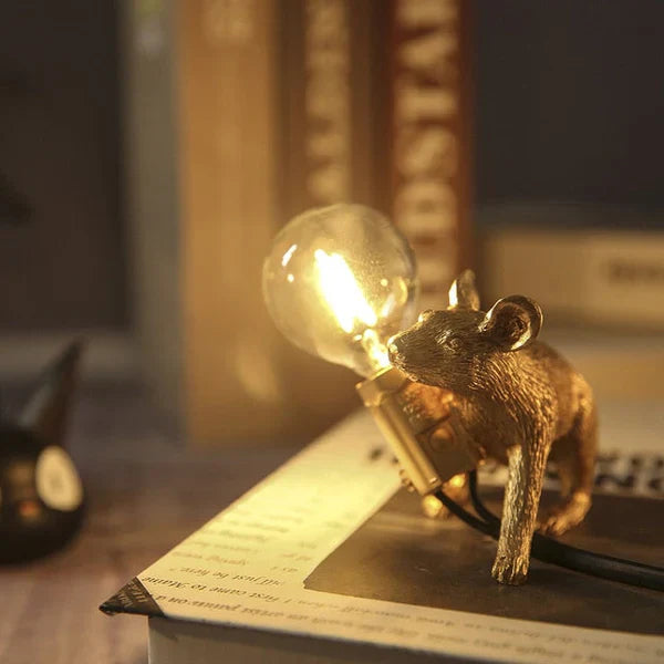 SqueakLight - Playful Mouse-Shaped LED Lamp