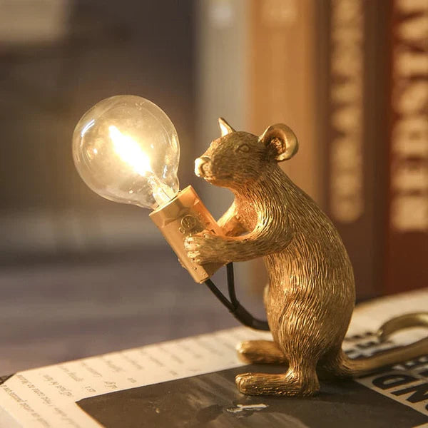 SqueakLight - Playful Mouse-Shaped LED Lamp