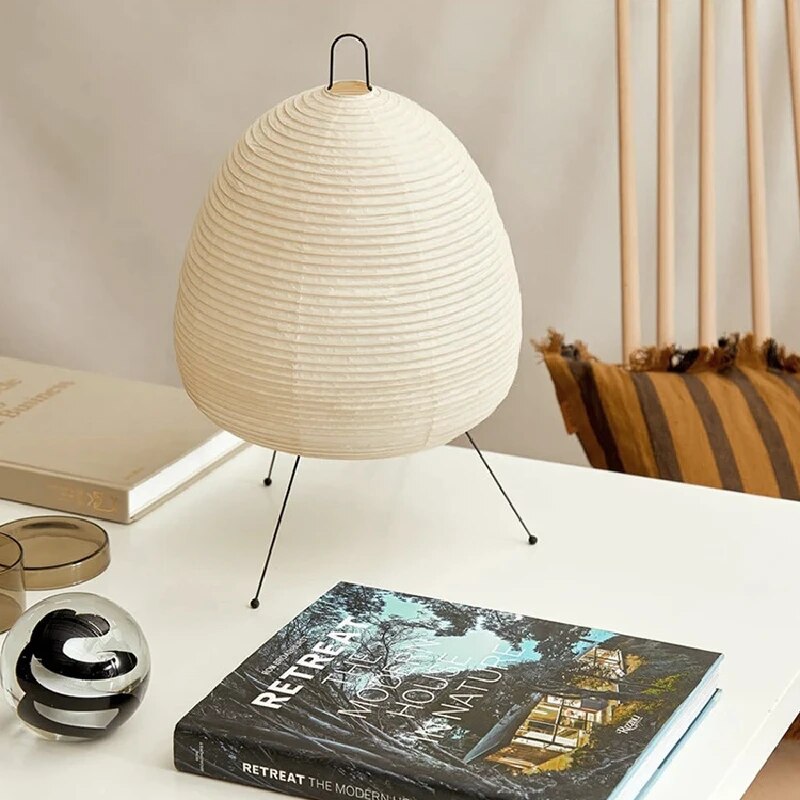RadiantHue: Enchanting Rice Paper Lamp for Harmonious Lighting