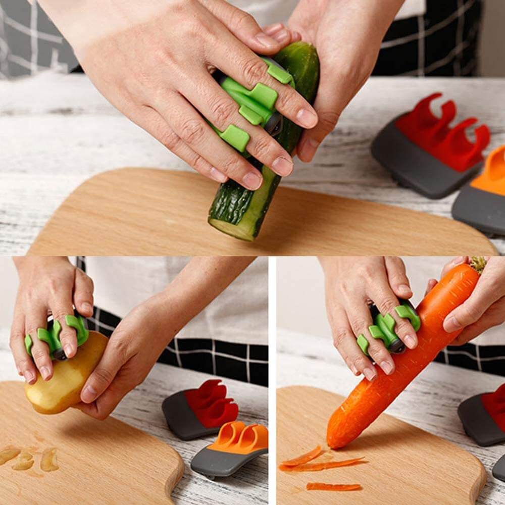 FingerGuard - Safe Vegetable Peeler for the Kitchen