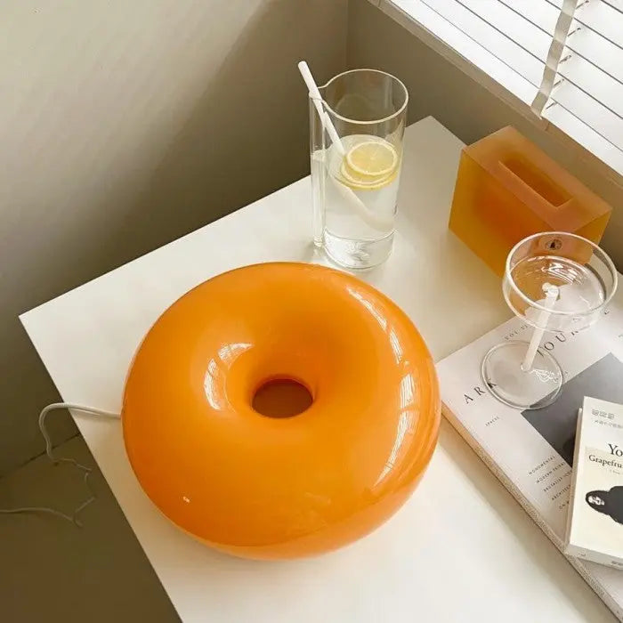 Donut Table Lamp - Donut Shaped Modern LED Table Lamp