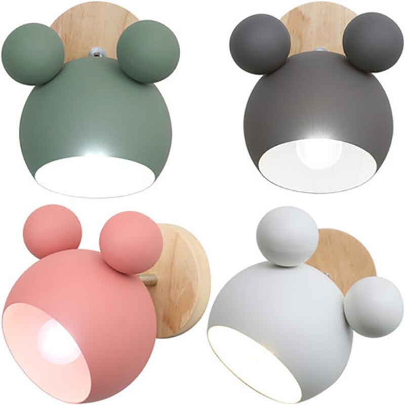 LumiNordic Light - Scandinavian LED Wall Lamp for Children