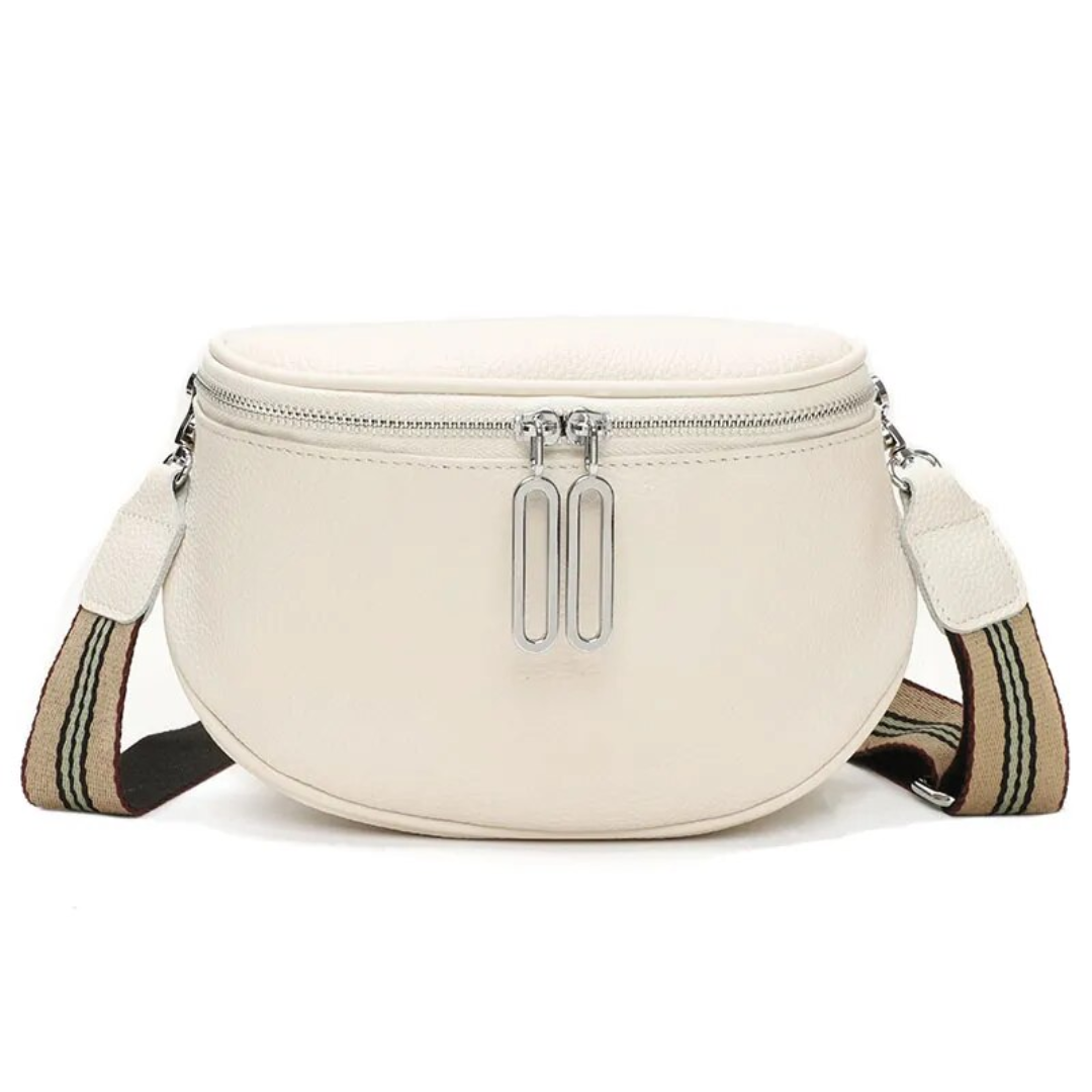 Lucy Leather Bag – Trendy and Cute Leather Saddle Bag