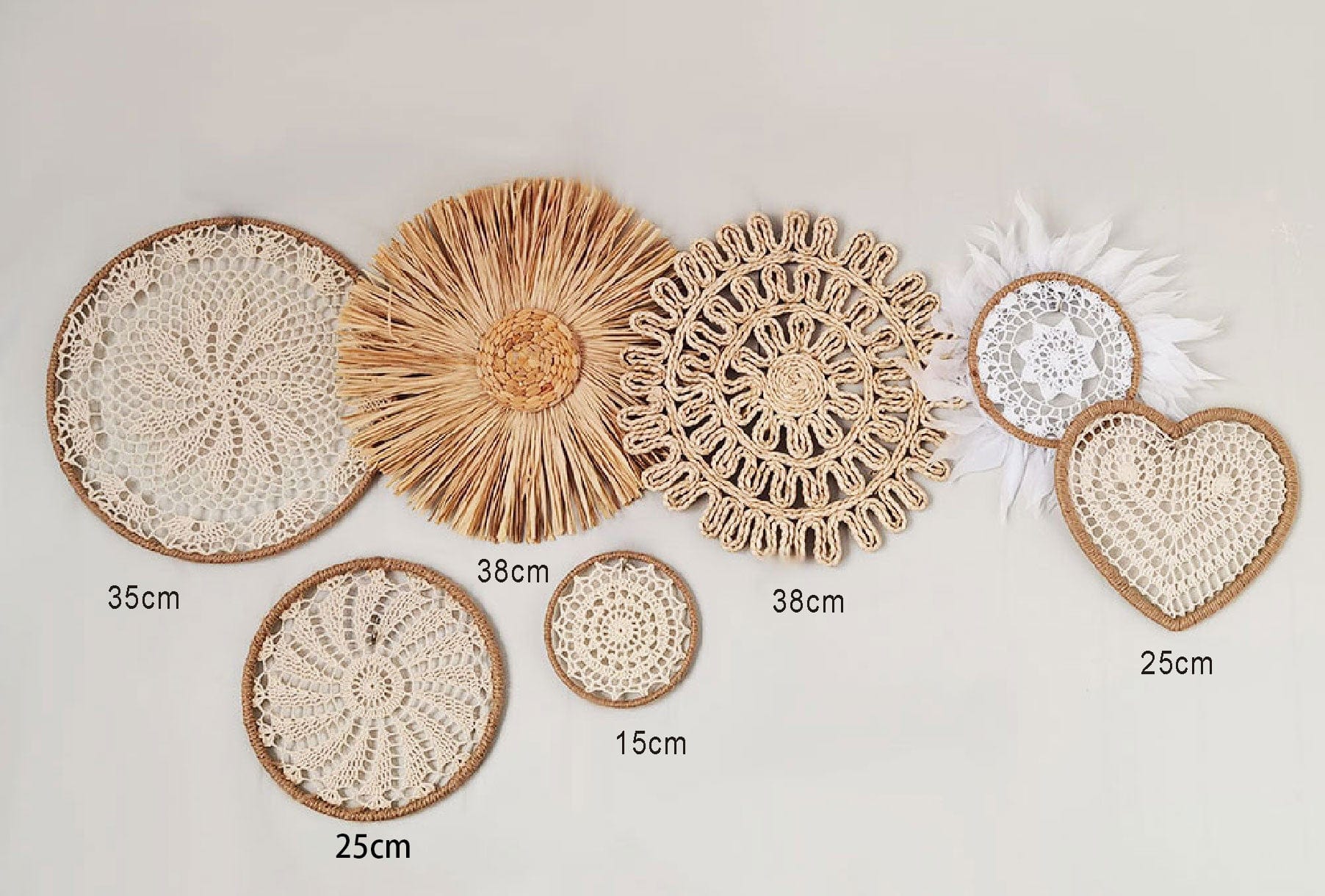 NatureNest - Bohemian Rattan Wall Decoration for Autumn