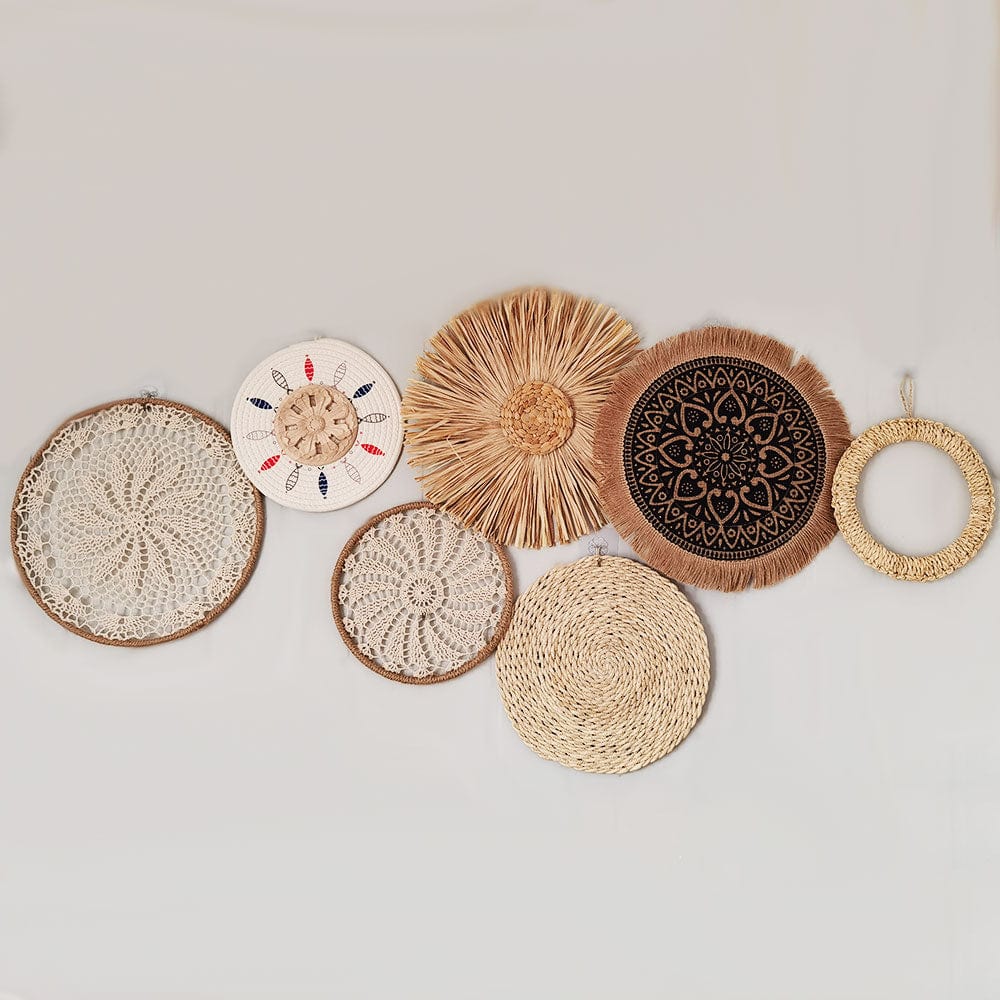 NatureNest - Bohemian Rattan Wall Decoration for Autumn
