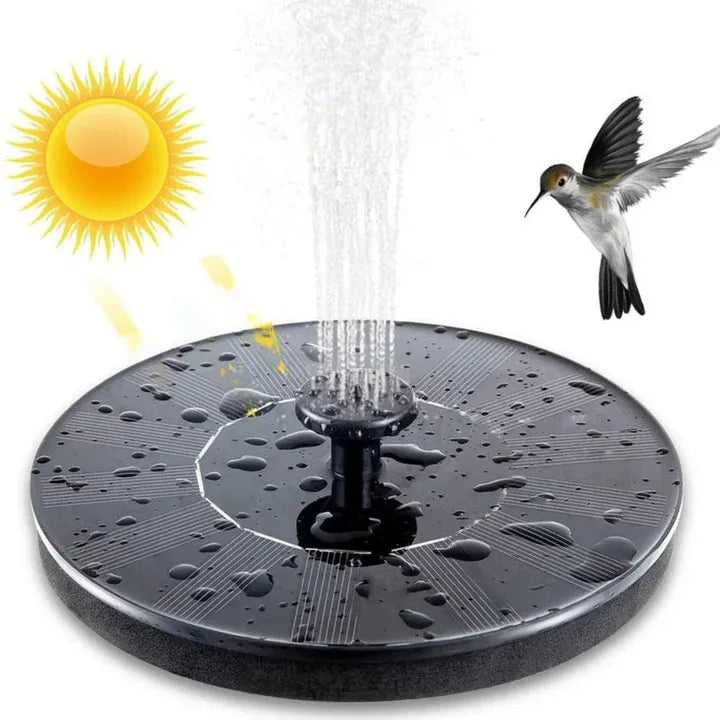 Flowbee – Elegant solar fountain for garden music birds
