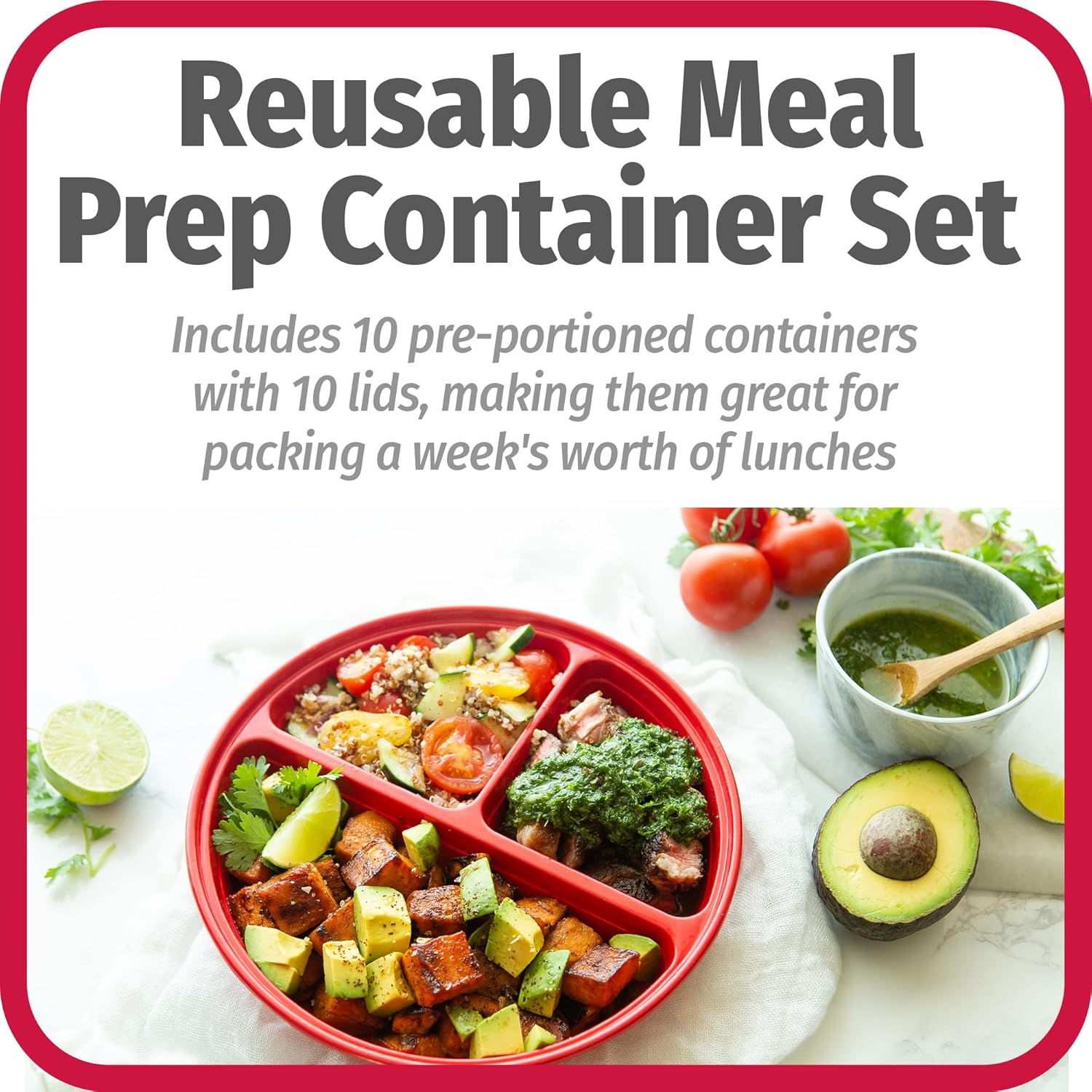 FreshPrep - Sustainable BPA-Free Meal Box Set