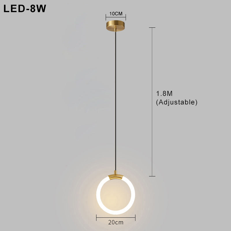 Nordic Elegance Ceiling Lamp - Scandinavian LED Pendant Lamp