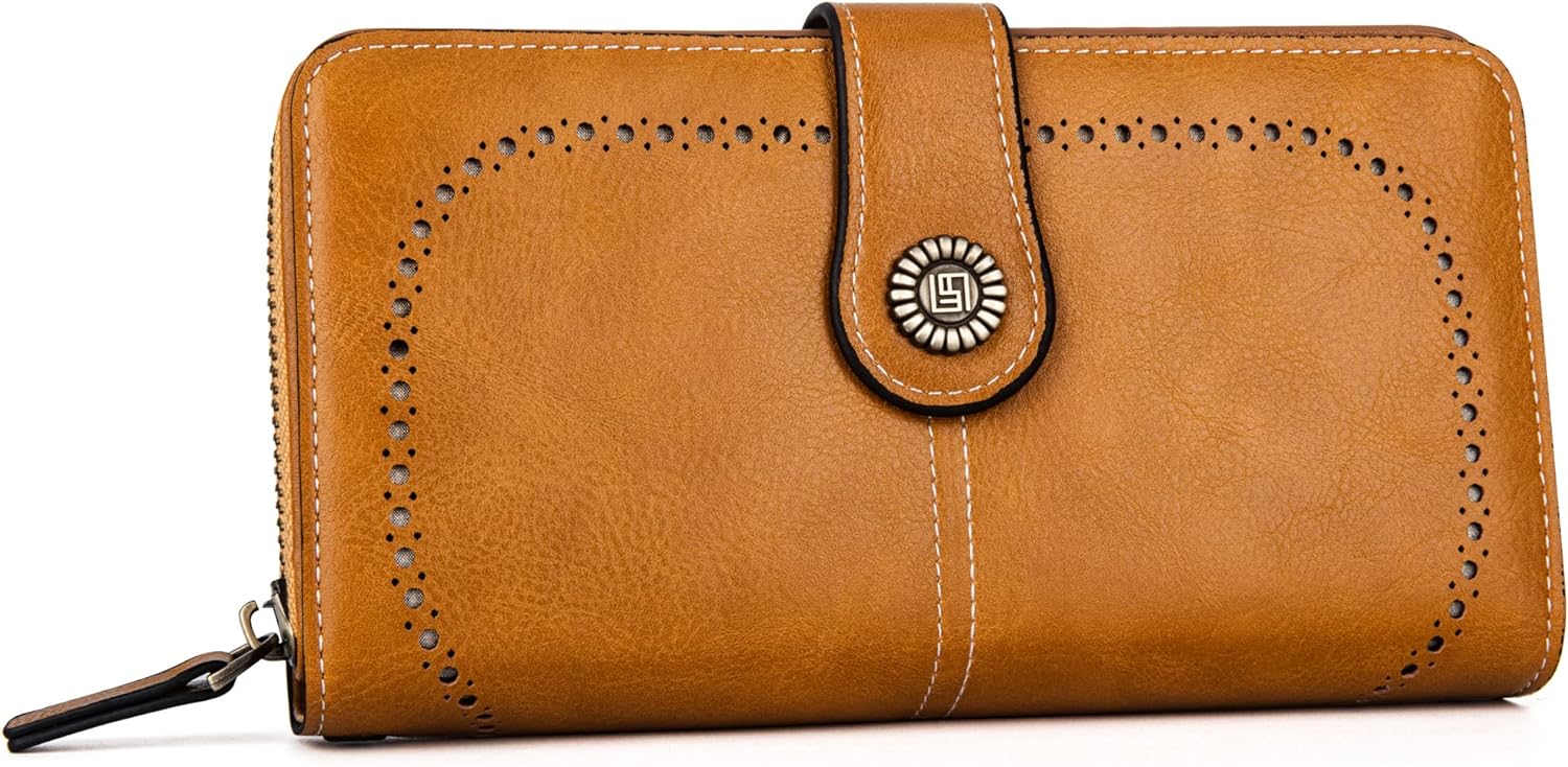 LeatherMax - Stylish Leather Wallet with Wristband