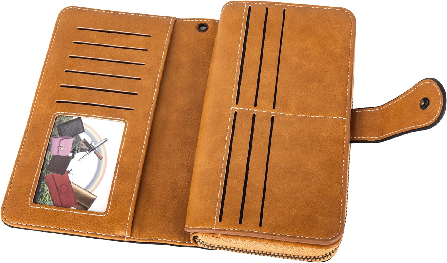 LeatherMax - Stylish Leather Wallet with Wristband