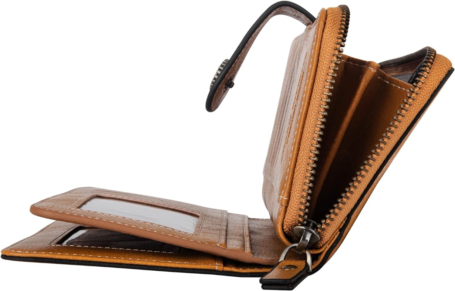 LeatherMax - Stylish Leather Wallet with Wristband