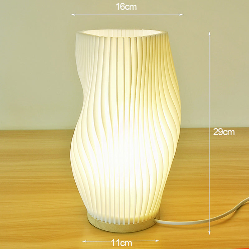 Frenchlight Table Lamp - Elegant Pleated Table Lamp in French Crème for Atmospheric Spaces