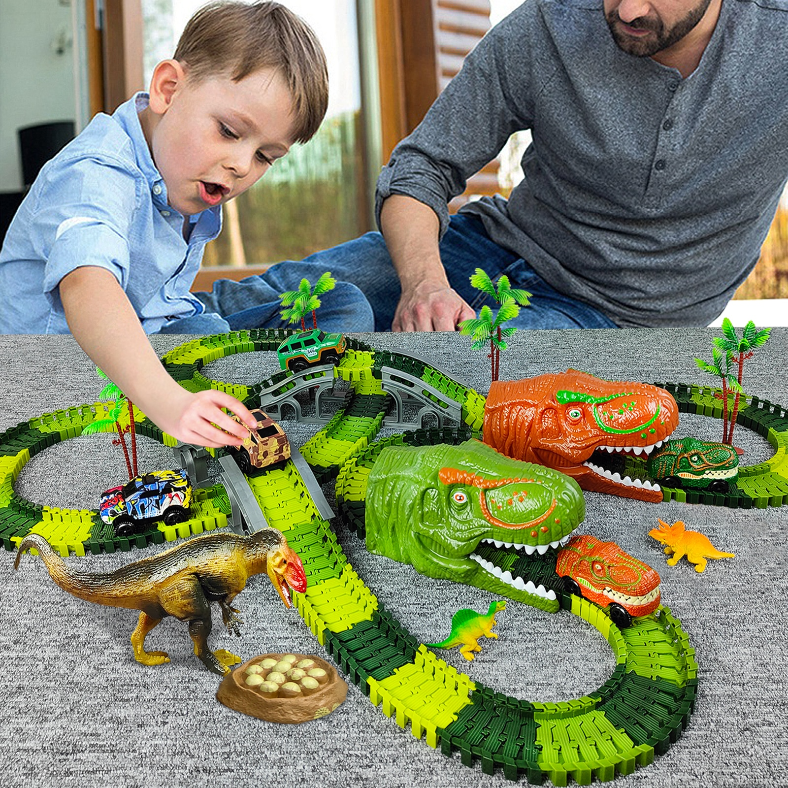 DinoExpress Train Set – Adventurous Playset for Kids