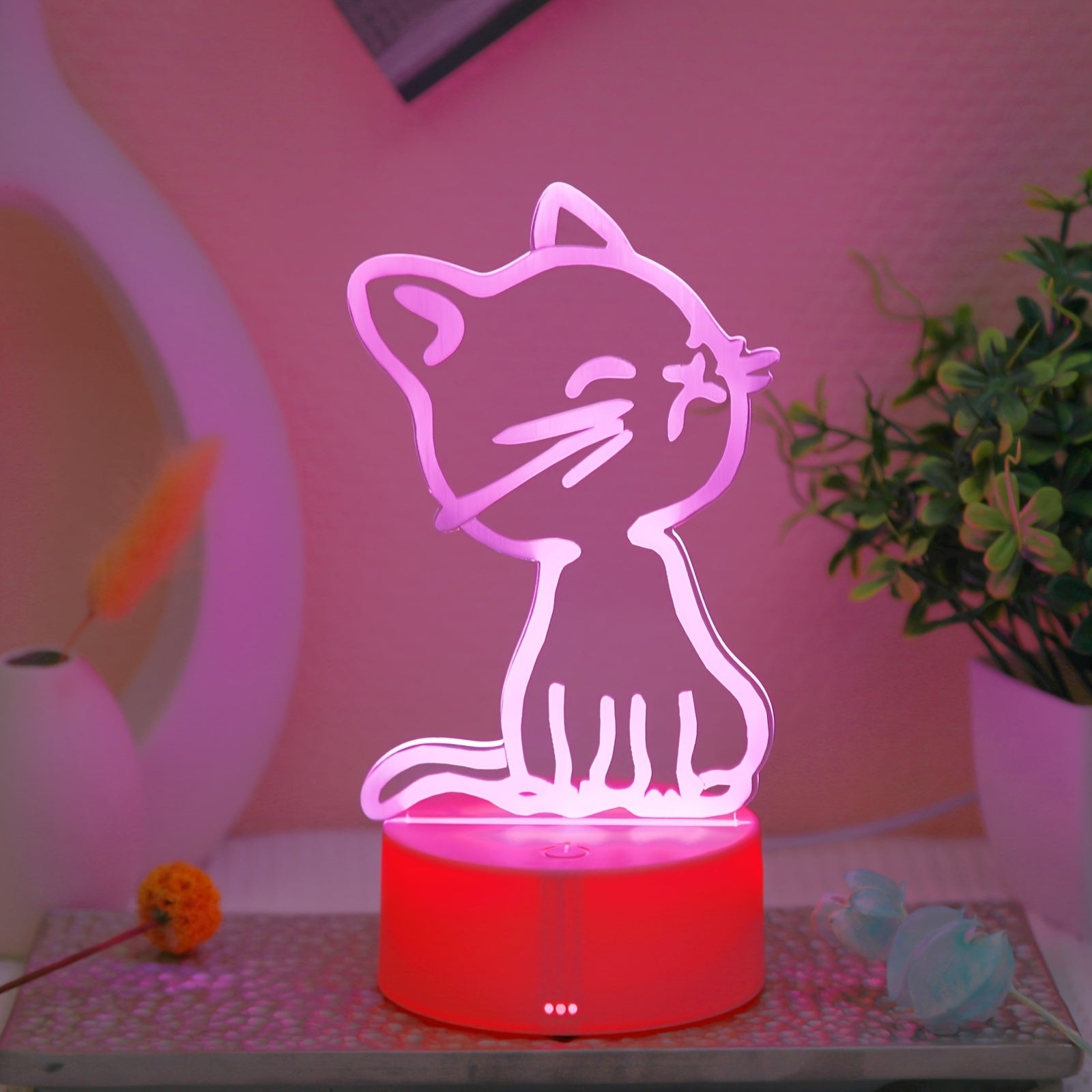 GlowPaw - 3D Touch Night Light for Cats