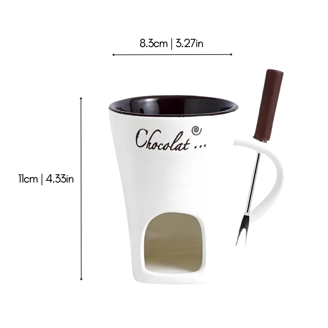 ChocoFondue - Elegant Bowl for Meltable Chocolate and Cheese