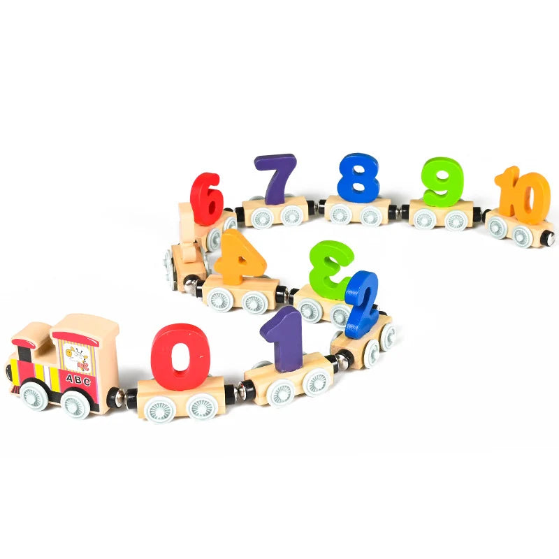 Magnetic Number Train - Learning Toy