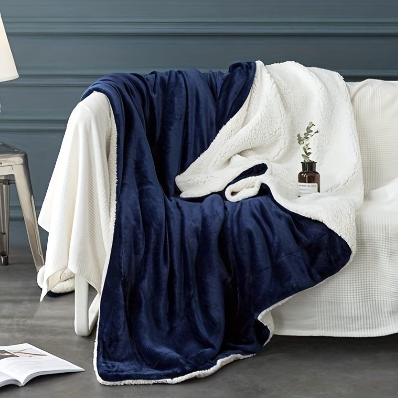 Chic Sherpa Fleece Blanket for Optimal Comfort