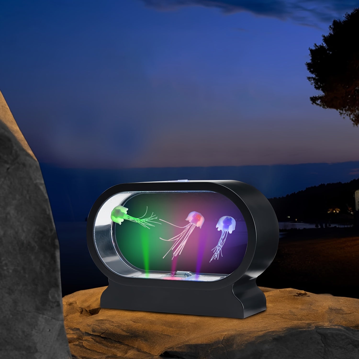 LumiJelly - LED Jellyfish Table Lamp with 3 Colors