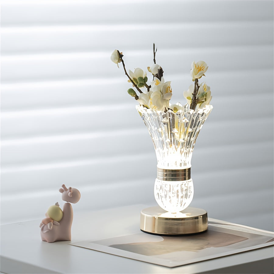VaseLicht - LED Crystal Table Lamp with Dimmable Mood Light
