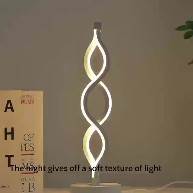 SeaWave Desk Lamp – Modern Aluminum LED Lighting