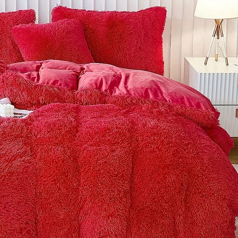 Ultra Plush Plush Bedding Set with Zipper - Luxury &amp; Comfort