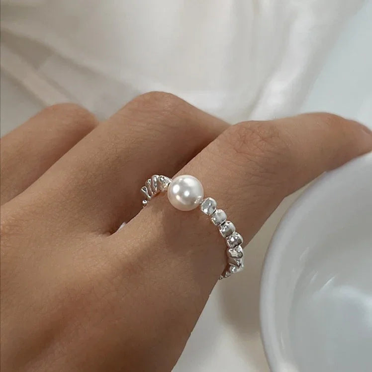 Stella Galaxy Pearl Ring: A Heavenly Touch of Elegance