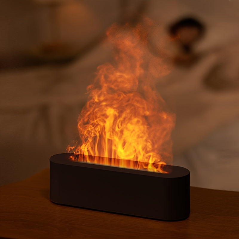 FlameGlow – USB Aroma Lamp with Colorful Flame