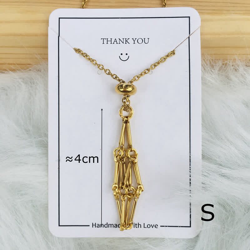Elegant natural crystal necklace - Iris edition
