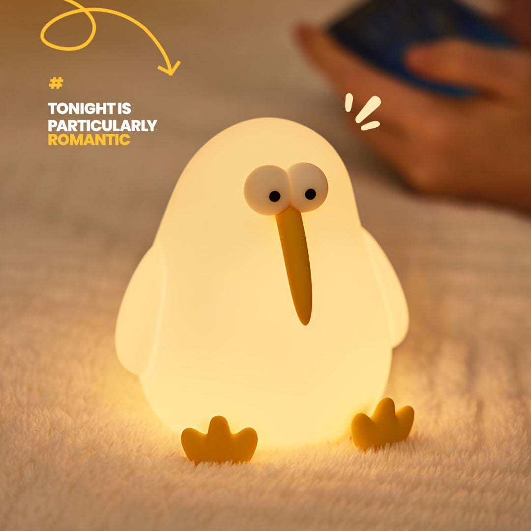 KiwiGlow Lamp - Cute Kiwi LED Night Light