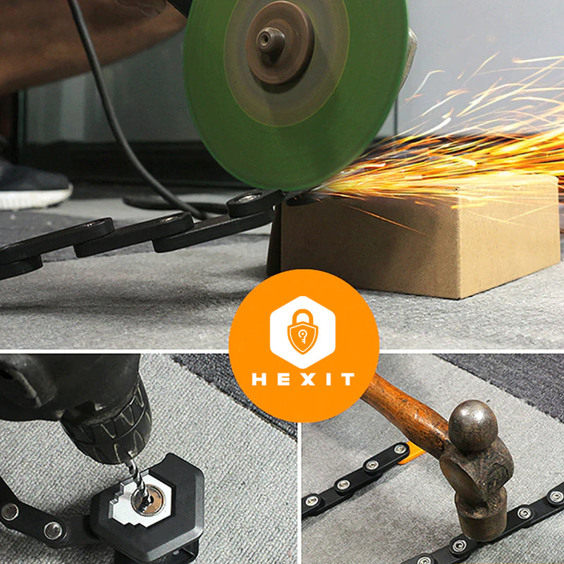 HEXIT™ FoldLock - Kompakt och Lättvikts Cykellås