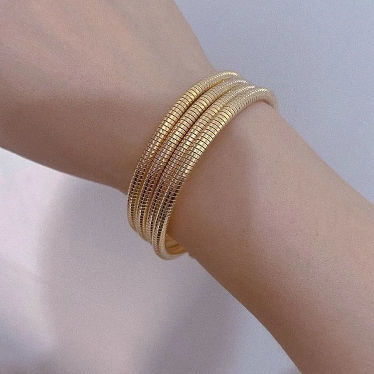 Elegant snake bracelet - Nysa