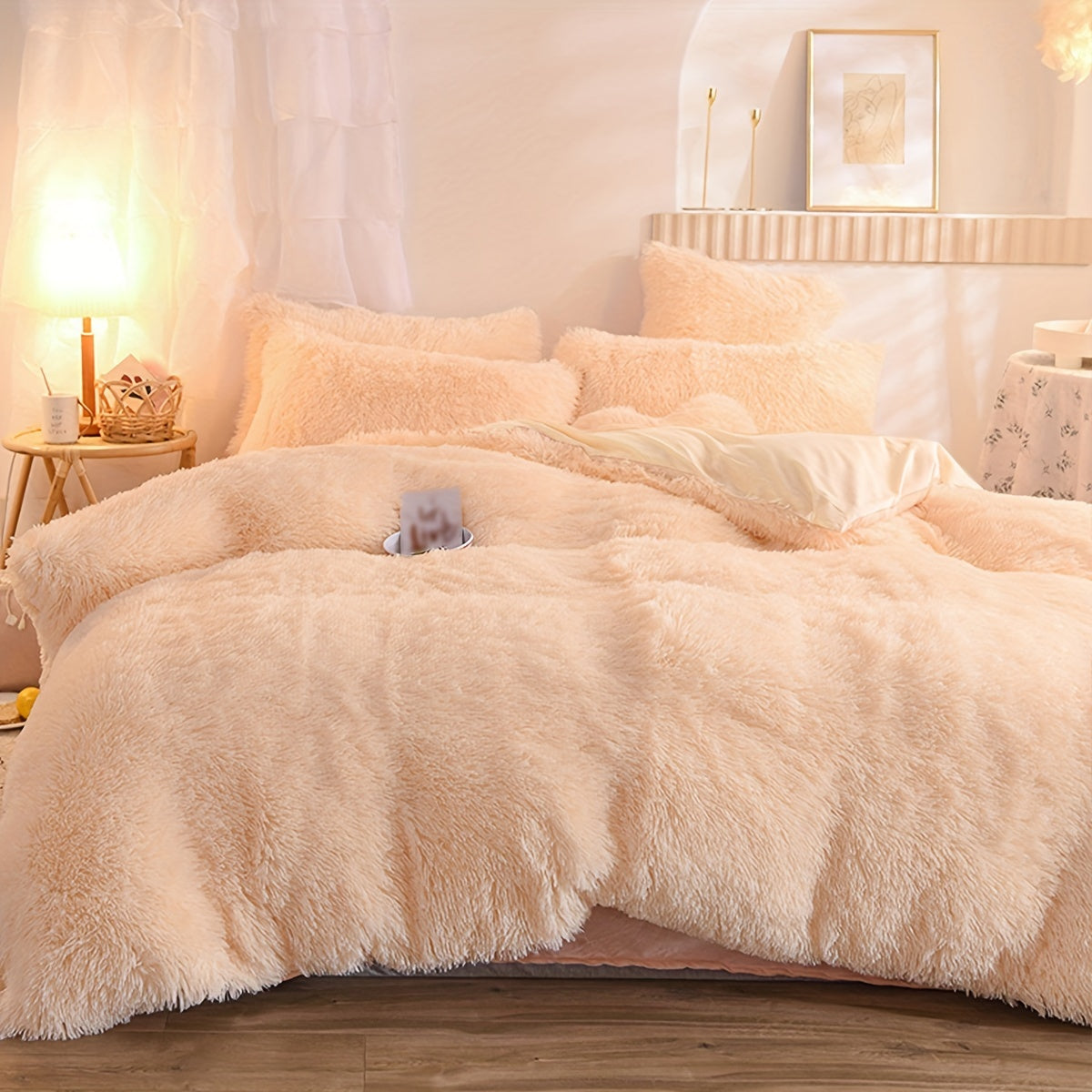 Ultra Plush Plush Bedding Set with Zipper - Luxury &amp; Comfort
