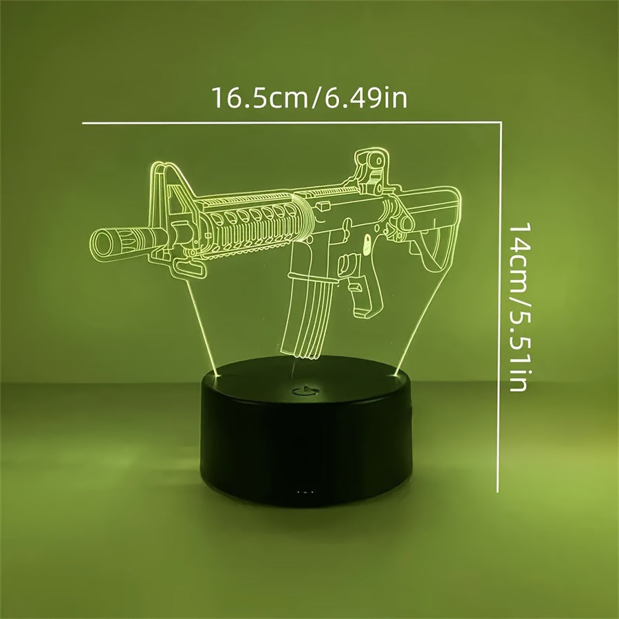 GeoLume - 3D LED Desk Lamp with Touch