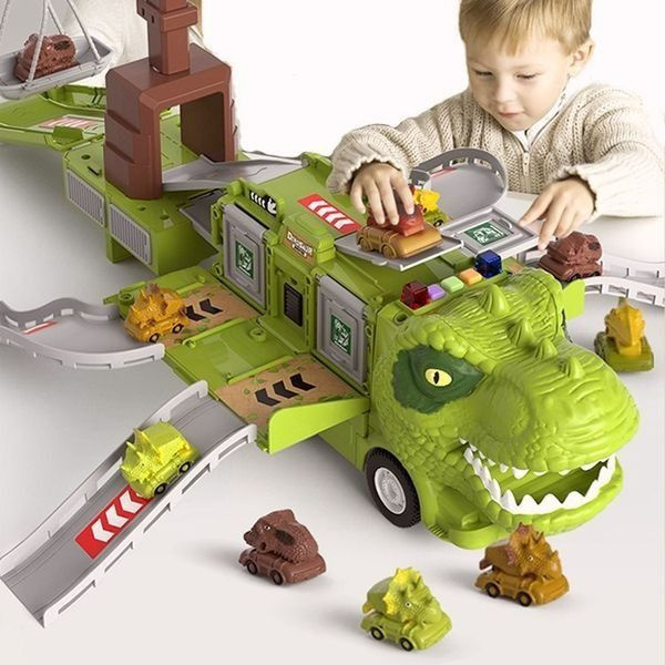DinoRoar Truck - Foldable Dinosaur Adventure Truck