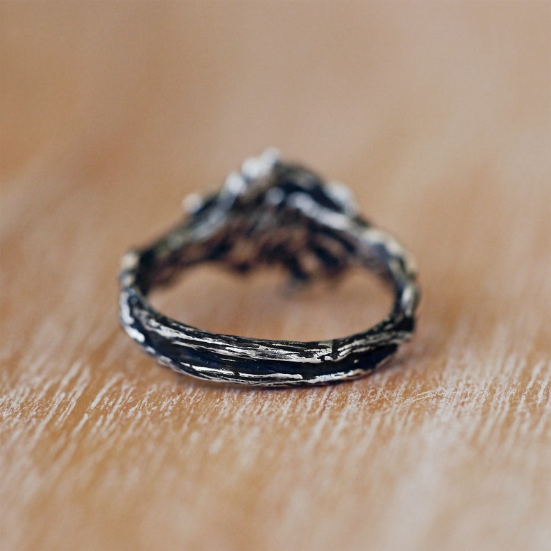 Elegant Iris Moonstone Statement Ring - Make a Bold Impression