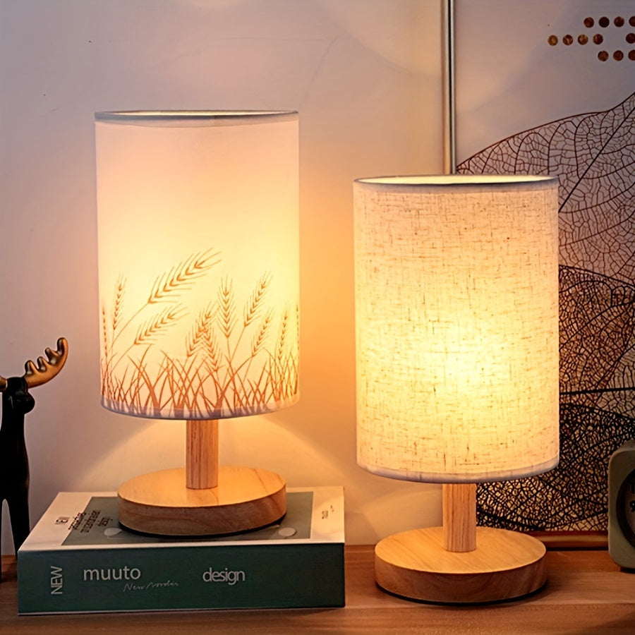WoodGlow – Adjustable LED Table Lamp with USB