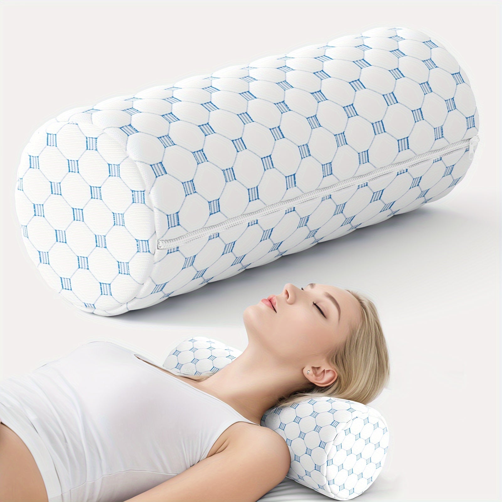 SleepAlign Pillow – Cooling Memory Foam Pillow for the Neck