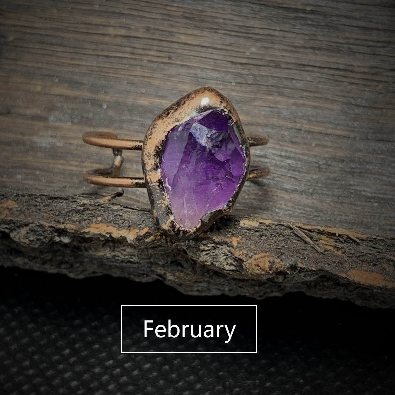 Elegant Natural Birthstone Ring - Selina 