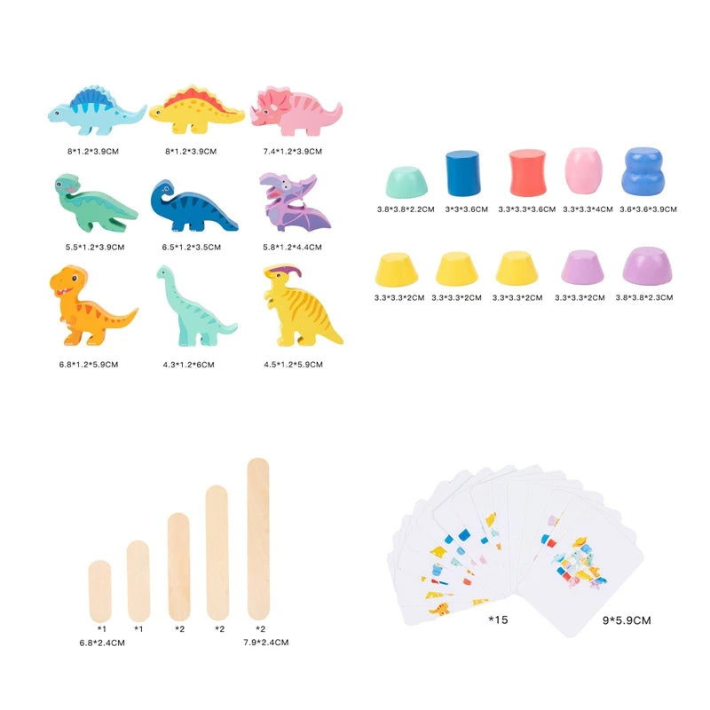 DinoStack Game – Creative Stacking Game for Kids