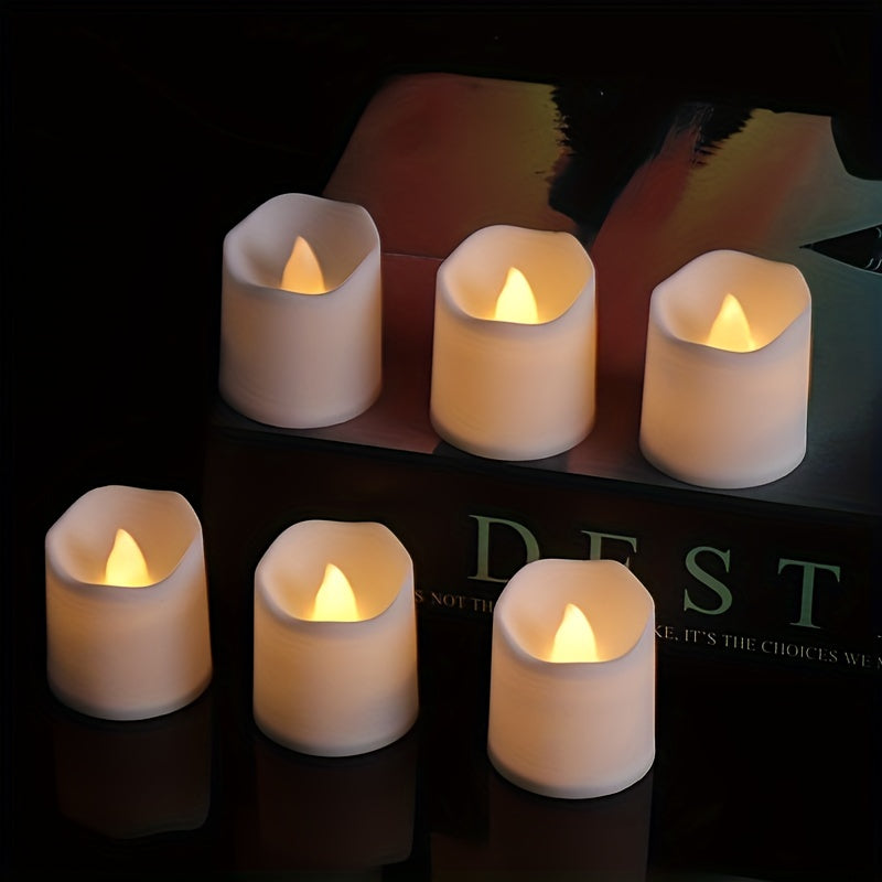 RomanticGlow - Flameless LED Tealights for Social Moments