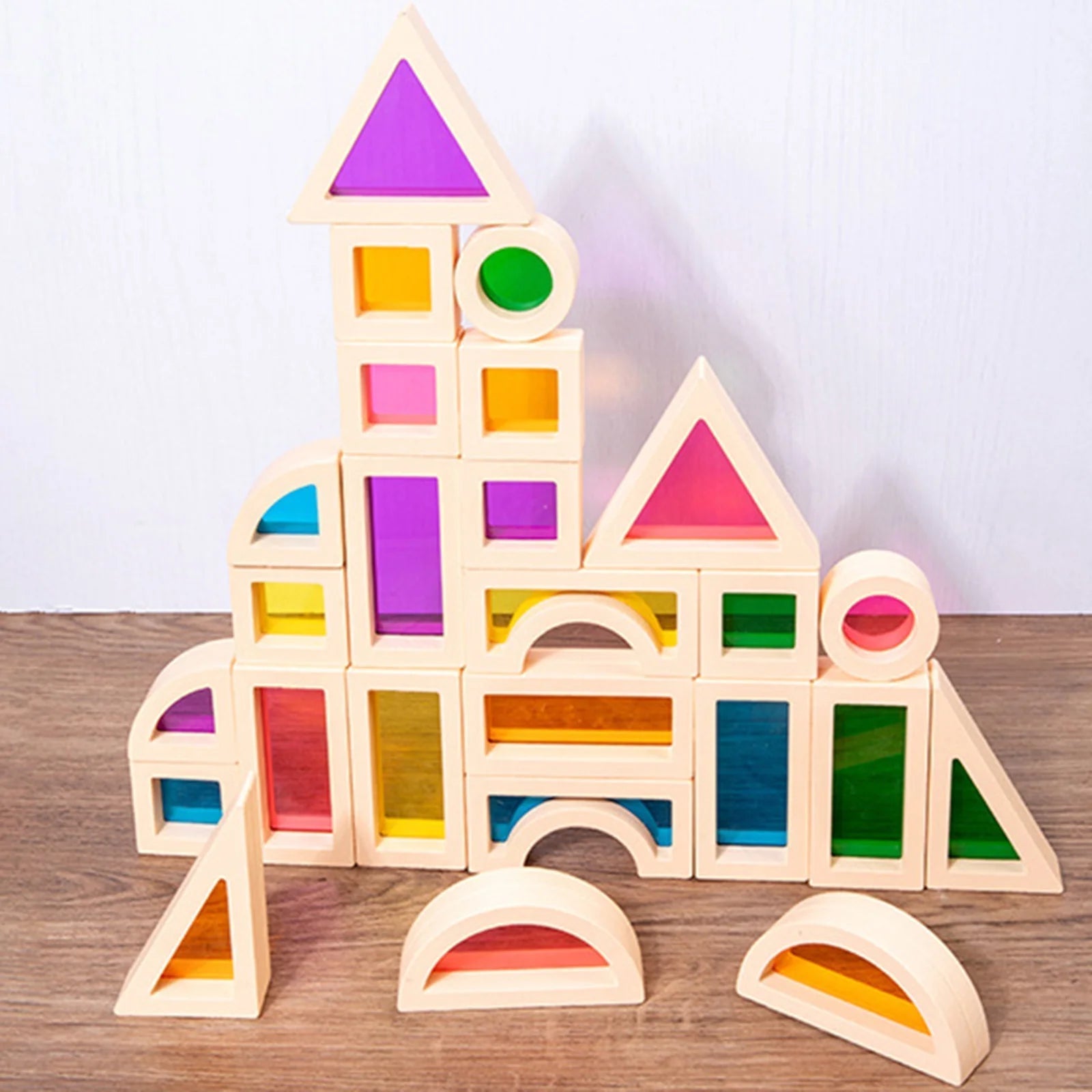 CreativeBlocks – Colorful Wooden Building Blocks for Kids