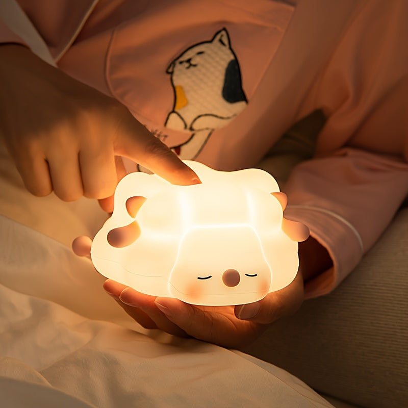 SheepGlow - Pink LED Night Light with USB Charging Function