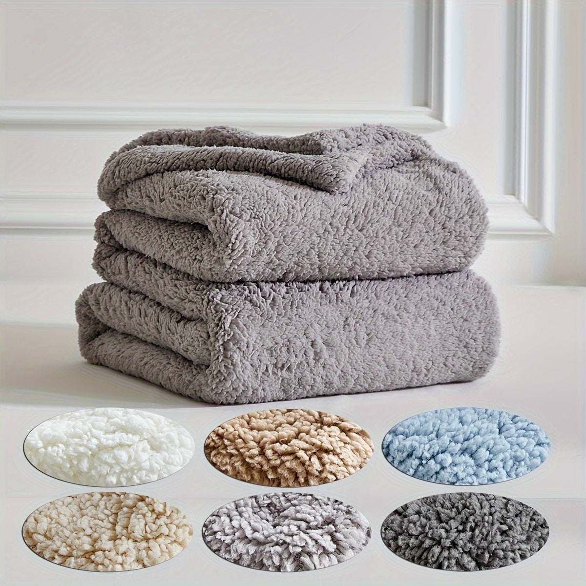 CozyWrap – Luxurious Sherpa Fleece Blanket for Winter Days